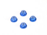 PN Racing Alm. 2mm Flanged Wheel Lock Nut - Multi-color Available 200409