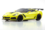 KYOSHO MR-03 RWD Corvette ZR1 Yellow w/LED 32334Y