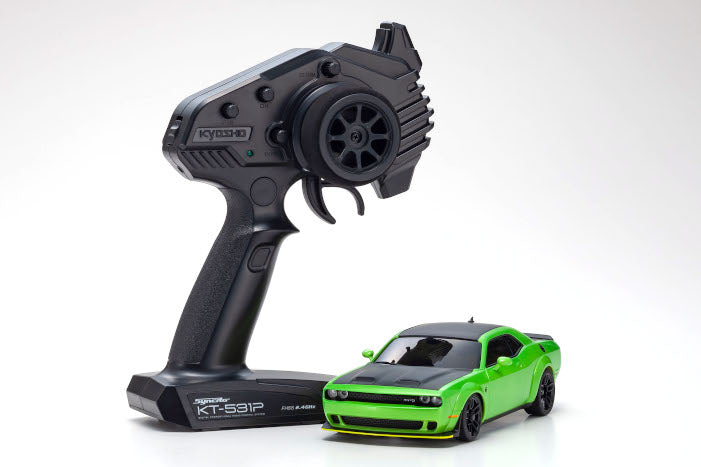 KYOSHO MINI-Z AWD Challenger Green SRT Hellcat Redeye