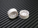 PN Racing Mini-Z 4WD Machine Cut BBS White Wheel (Narrow/ Wide, Offset 0-3)