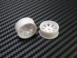 PN Racing Mini-Z 4WD Machine Cut BBS White Wheel (Narrow/ Wide, Offset 0-3)