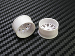 PN Racing Mini-Z 4WD Machine Cut BBS White Wheel (Narrow/ Wide, Offset 0-3)