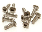 PN Racing M2 Button Head Titanium Screw (10pcs) (Various Lengths & Types)