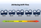 DS Racing Drift Tire for 1:24 Scale OD 26.5mm (MI20-LF5S, MI20-LF4S, MI20-LF3S)
