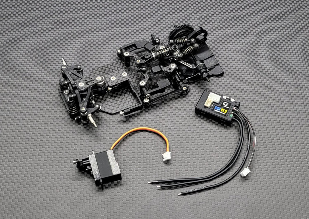 GLR-GT 1/28 RWD Chassis - W/O RX GL-GT-001-KSET-90MM – Small Drift Machines