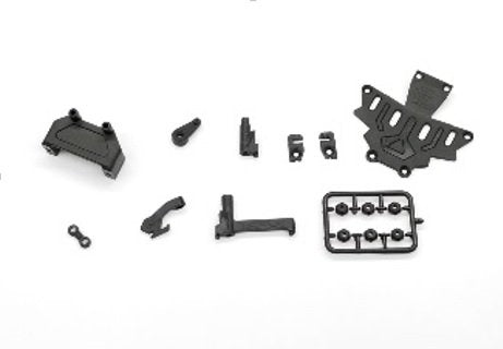 GLD servo mount,body mount,servo horn,2nd deck,battery door & lock nuts set (SKU: GLD-S-004)