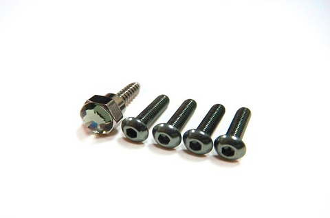 HIRO SEIKO Futaba 4PX/7PX Swarovski Crystal Mounted Screws [Ti] 69915