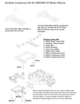 PN Racing Mini-Z Gimbals Conversion Kit for MR3300 V5 Motor Mount (Various Colors)
